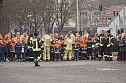 &Uuml;bergabe des Friedenslichts aus Bethlehem an die Kreisjugendfeuerwehren. (Foto: vgf)