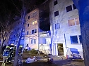 In einem Wohnblock in der Sundh&auml;user Stra&szlig;e war am Donnerstagabend ein Feuer ausgebrochen. (Foto: Silvio Dietzel)