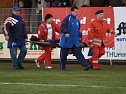 Verletzt vom Platz getragen (Foto: nnz)