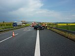 Unfall auf der Autobahn (Foto: Berufsfeuerwehr)