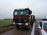 Einsatz auf der Autobahn (Foto: BFW Nordhausen)