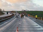 Crash auf der Autobahn (Foto: Berufsfeuerwehr Nordhausen)