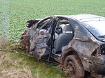 Crash auf der Autobahn (Foto: Berufsfeuerwehr Nordhausen)