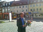 Wahlkampf auf den Rathausplatz (Foto: nnz-City Scout Sven G&auml;mkow)