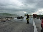 Brand auf der Autobahn (Foto: nnz) Brand auf der Autobahn (Foto: nnz)