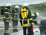 Brand auf der Autobahn (Foto: nnz) Brand auf der Autobahn (Foto: nnz)