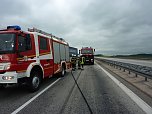 Brand auf der Autobahn (Foto: nnz) Brand auf der Autobahn (Foto: nnz)