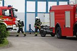Feuerwehr bei Eaton im Einsatz (Foto: nnz) Feuerwehr bei Eaton im Einsatz (Foto: nnz)