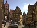 In Rothenburg ob der Tauber (Foto: G. Sch&uuml;tze)