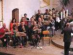 Bl&auml;sergotesdienst in St. Marin (Foto: E. Seifert)