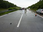 Crash auf der Autobahn (Foto: nnz)