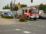 Unfall in Nordhausen (Foto: nnz)