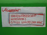 Der erste Tag im Handwerker-Camp (Foto: privat) Der erste Tag im Handwerker-Camp (Foto: privat)