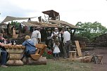 historisches Spektakel auf der Burgruine Hohnstein (Foto: vgf)