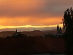 Abendhimmel &uuml;ber Nordhausen (Foto: M. M&uuml;ller)