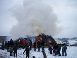 Osterfeuer mit bitterem Beigeschmack (Foto: Ch. Burkert) Osterfeuer mit bitterem Beigeschmack (Foto: Ch. Burkert)