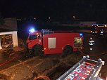 Feuer in Garagen (Foto: nnz)