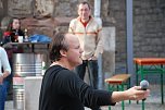 Hubert Kah auf dem  Rathausplatz (Foto: Sven G&auml;mkow)