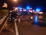 Unfall auf der Autobahn A 38 (Foto: privat) Unfall auf der Autobahn A 38 (Foto: privat)