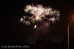 Feuerwerk &uuml;ber Sollstedt (Foto: Bernd Peter)