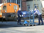 Zu Besuch im Bahnbetriebswerk (Foto: Karin Lehmann, Peter Blei) Zu Besuch im Bahnbetriebswerk (Foto: Karin Lehmann, Peter Blei)
