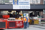 Schachtbauer am Hamburger Hauptbahnhof (Foto: Schachtbau Nordhausen GmbH) Schachtbauer am Hamburger Hauptbahnhof (Foto: Schachtbau Nordhausen GmbH)