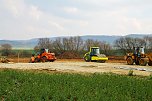 Erdarbeiten f&uuml;r neue Gro&szlig;b&auml;ckerei (Foto: Bernd Peter)