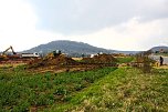Erdarbeiten f&uuml;r neue Gro&szlig;b&auml;ckerei (Foto: Bernd Peter)