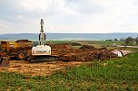 Erdarbeiten f&uuml;r neue Gro&szlig;b&auml;ckerei (Foto: Bernd Peter)
