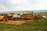 Erdarbeiten f&uuml;r neue Gro&szlig;b&auml;ckerei (Foto: Bernd Peter)