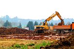Erdarbeiten f&uuml;r neue Gro&szlig;b&auml;ckerei (Foto: Bernd Peter)