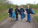 Aufr&auml;umaktion an den Kiesseen (Foto: Reinhard Koch)