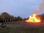 Osterfeuer in Nordhausen Nord (Foto: Karin Lehmann und Peter Blei)