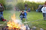 Osterfeuer in Obergebra (Foto: Michael Randel)