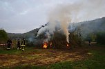 Osterfeuer in Obergebra (Foto: Michael Randel)