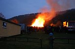 Osterfeuer in Obergebra (Foto: Michael Randel)