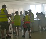 Probe f&uuml;r den Ernstfall (Foto: Regelschule Ellrich)