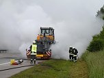 Feuer auf der Autobahn (Foto: API) Feuer auf der Autobahn (Foto: API)