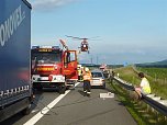 Unfall auf der A 38 (Foto: BFW)