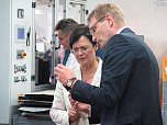 Christine Lieberknecht auf Tour bei Norsystec (Foto: nnz)