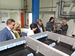 Christine Lieberknecht auf Tour bei Norsystec (Foto: nnz)