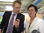 Christine Lieberknecht auf Tour bei Norsystec (Foto: nnz)