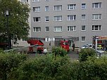 Einsatz in der Wolfstra&szlig;e (Foto: Peter Blei)
