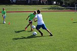 Volles Training bei der Fu&szlig;ballschule (Foto: Karl-Heinz Herrmann)