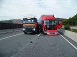 Crash auf der A38 (Foto: API) Crash auf der A38 (Foto: API)