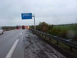 Unfall auf der A 38 (Foto: nnz) Unfall auf der A 38 (Foto: nnz)