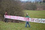 Protest gegen Probebohrungen (Foto: H. Michel) Protest gegen Probebohrungen (Foto: H. Michel)