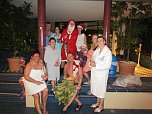 Der Weihnachtsmann zu Besuch in der Frauensauna des Nordhäuser Badehauses (Foto: Badehaus) Der Weihnachtsmann zu Besuch in der Frauensauna des Nordhäuser Badehauses (Foto: Badehaus)