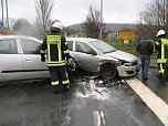 Unfall in der Löwentorstraße (Foto: Feuerwehr Bleicherode) Unfall in der Löwentorstraße (Foto: Feuerwehr Bleicherode)