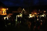 Weihnachtsmarkt in Obergebra bei Blitz und Donner (Foto: Michael Randel)